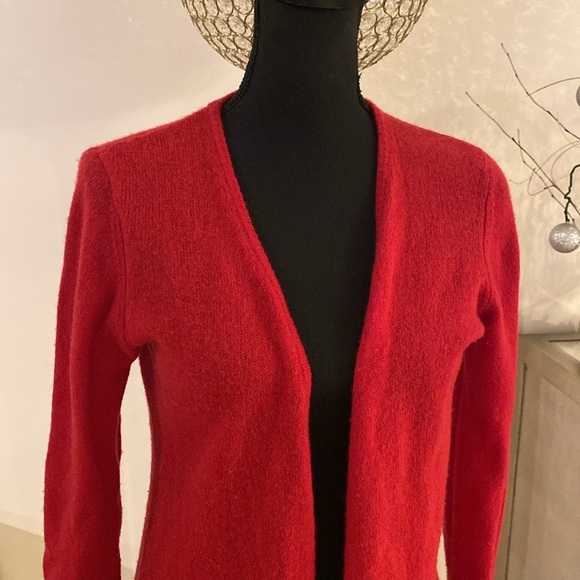 Minnie Rose 🌹 cashmere open front cardigan size small - Picture 2 of 4
